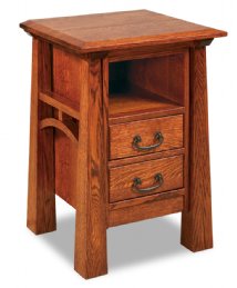 Artesa 2-Drawer Nightstand with Opening
