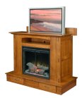 Modesto Fireplace with Lift for Plasma TV